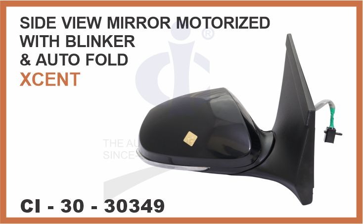 SIDE VIEW MIRROR LH -RH (MOTORIZED WITH BLINKER WITH CONNECTOR  & AUTO FOLD) HYUNDAI SUITABLE FOR XCENT/ I10 GRAND
