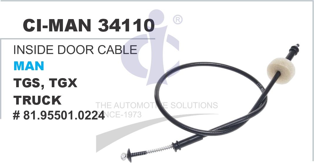 INSIDE DOOR CABLE MAN TGS, TGX TRUCK