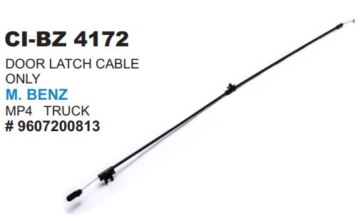 DOOR LATCH CABLE ONLY M. BENZ MP4 TRUCK 