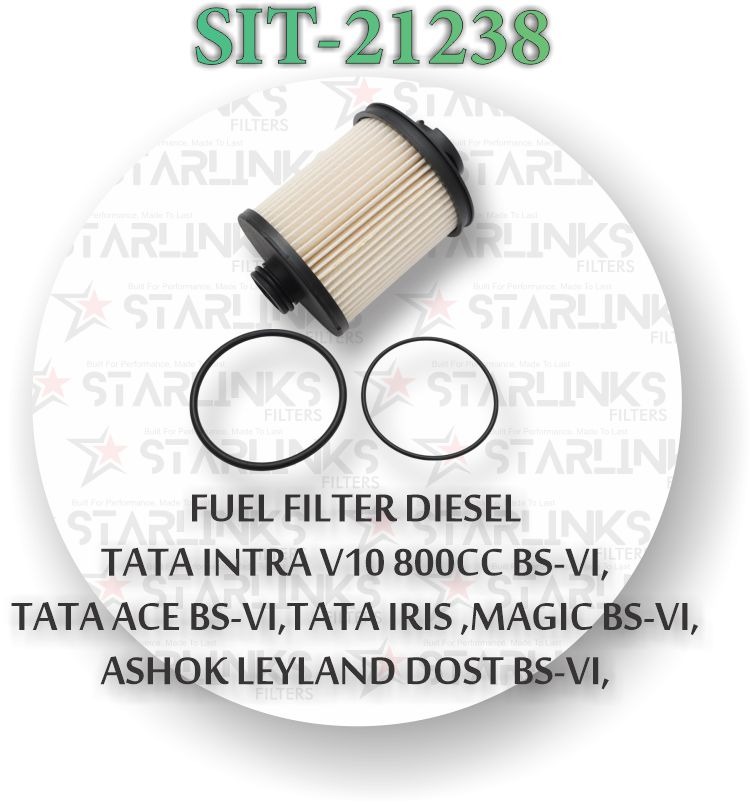 FUEL FILTER DIESEL TATA INTRA V10 800CC BS6,DOST BS6,TATA ACE BS6,TATA  IRIS ,MAGIC BS6