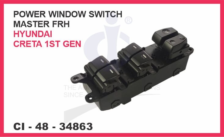 POWER WINDOW SWITCH MASTER FRH HYUNDAI CRETA 1ST GEN