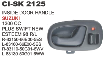 INSIDE DOOR HANDLE SUZUKI SWIFT, ESTEEM