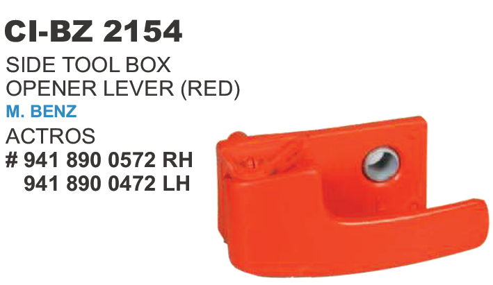 SIDE TOOL BOX OPENER LEVER BENZ TRUCK
