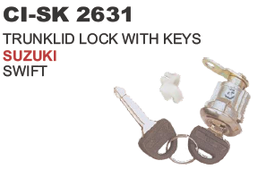 TRUNKLID LOCK WITH KEYS ESTEEM, SWIFT