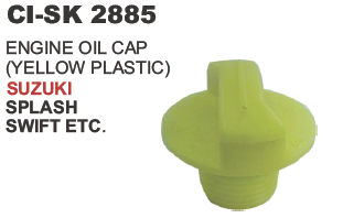 ENGINE OIL CAP YELLOW (PVC) SUZUKI SWIFT