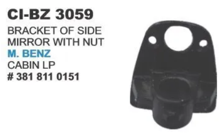 SIDE MIRROR BRACKET WITH NUT BENZ