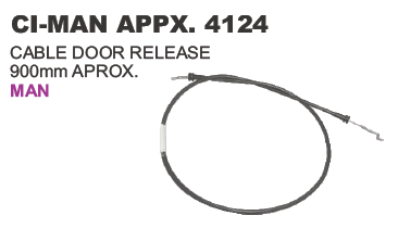 CABLE DOOR RELEASE