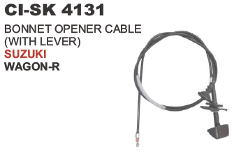 BONNET OPENER CABLE WITH LEVER SUZUKI WAGON R